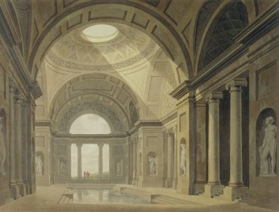Ancient Baths by Joseph Nash